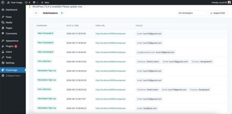 Flyerimage screenshot 7